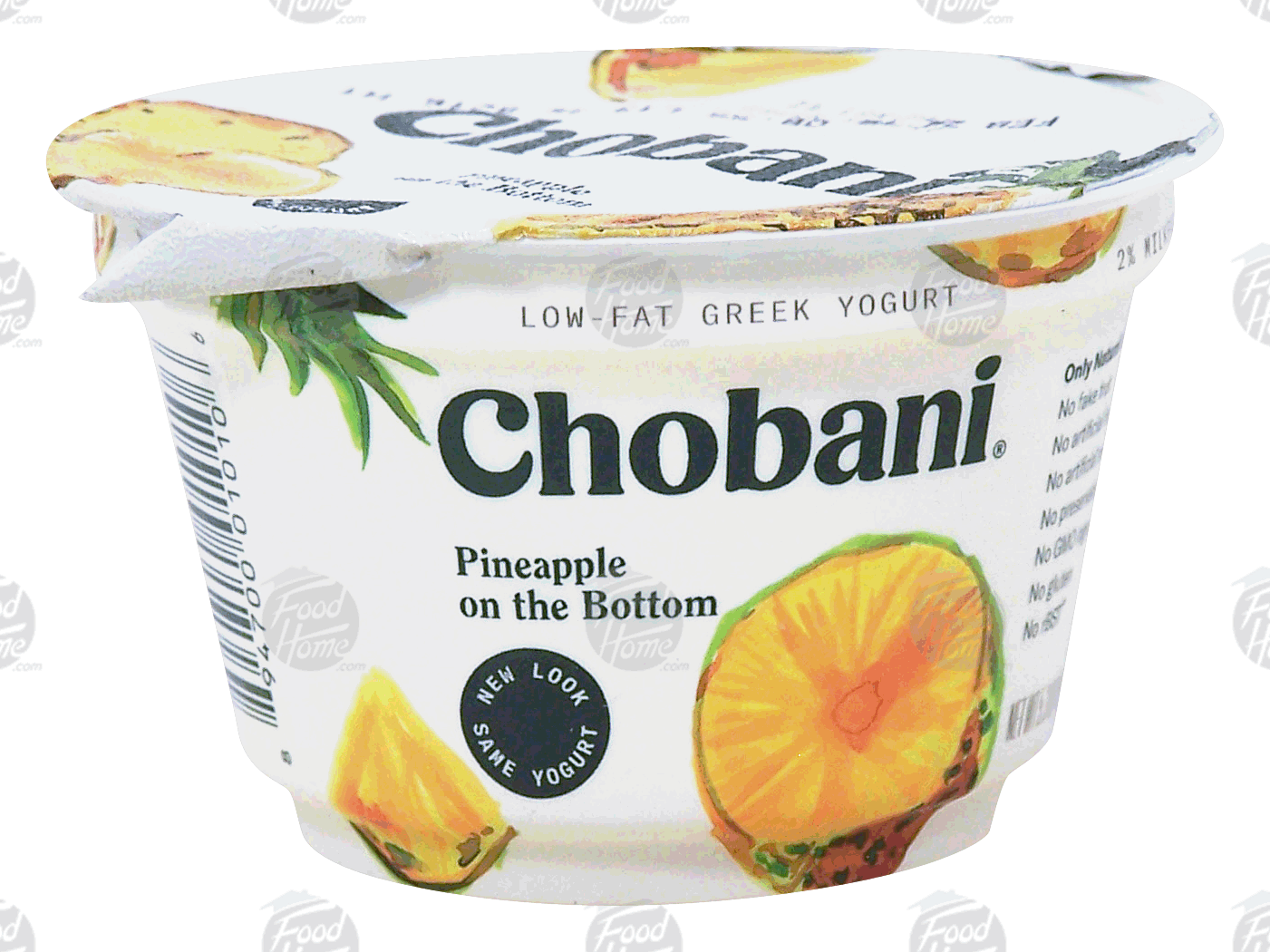 Chobani Greek Yogurt low-fat yogurt, pineapple on the bottom Full-Size Picture